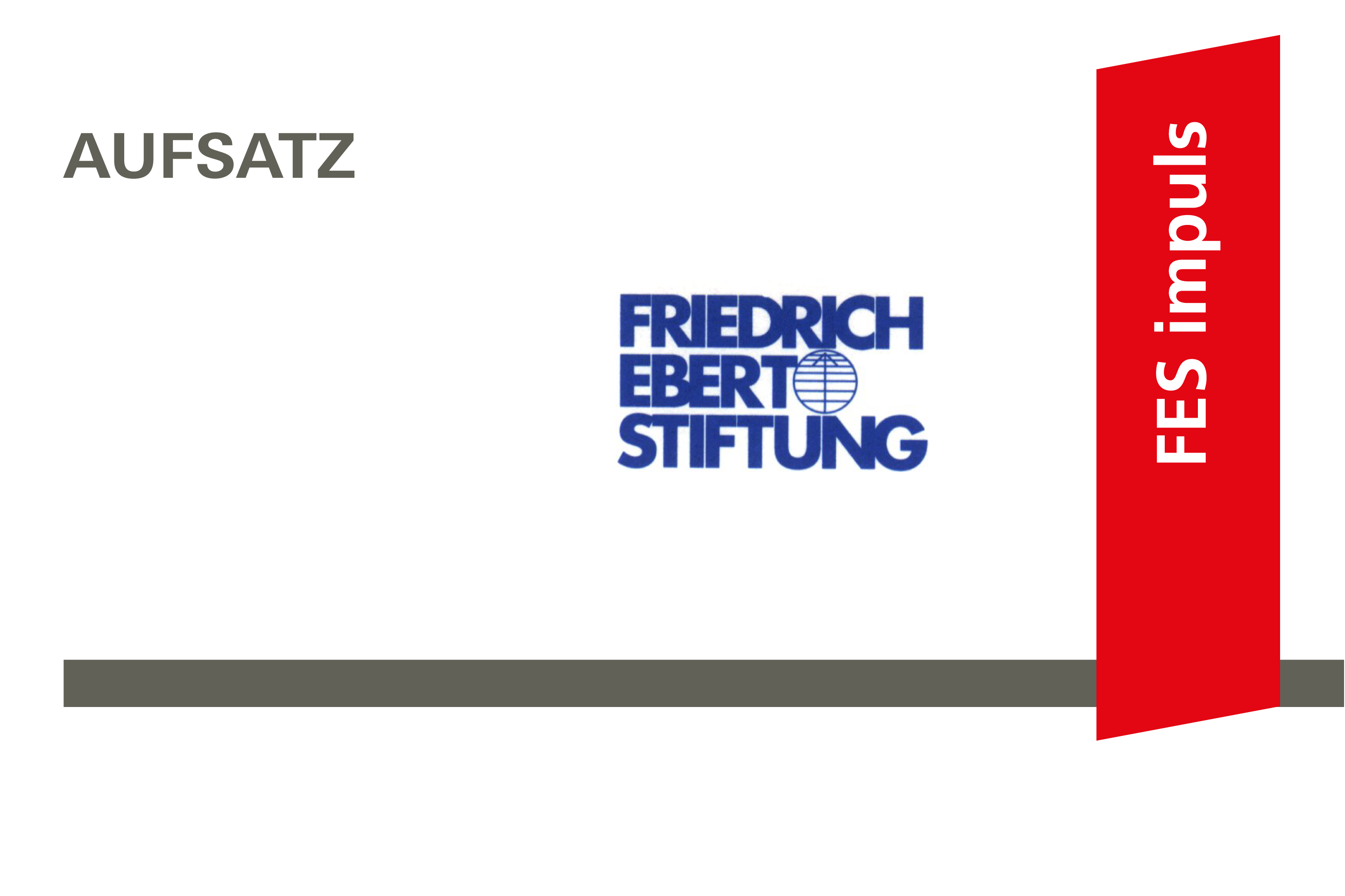 Logo der Friedrich-Ebert-Stiftung und der Publikationsreihe FES impuls